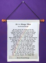 He Is Always There - Personalized Wall Hanging (407-1) - £14.95 GBP