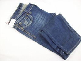 Urban Behavior Melrose Distressed Skinny Leg Back Flap Low Rise Blue Jeans Sz 30 - £11.12 GBP