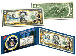 ANDREW JOHNSON * 17th U.S. President * Colorized $2 Bill US Genuine Legal Tender - £10.98 GBP