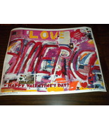 Valentine&#39;s Day Poster by R.J. Rapaport  2003, very good +, 22&quot;x 28&quot; lov... - £4.31 GBP