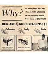 Sylvania Tubes Advertisement 1963 Vintage Electronics Amps TV Radio DWDD17 - £23.58 GBP