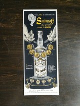 Vintage 1952 Smirnoff The Greatest Name in Vodka Original Ad 721 - £5.30 GBP