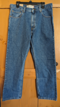 NWT Levi&#39;s 505 Jeans Mens Size 36 x 30 Regular Fit Straight Leg Blue Medium Wash - £30.44 GBP
