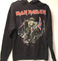 IRON MAIDEN 2008 These Colours Don&#39;t Run APX  Bravado Black Pullover Hoodie M - £44.09 GBP