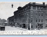 Windham and Main Street View Bellows Falls Vermont VT 1908 DB Postcard P13 - $15.31