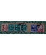 Nice Vintage Set of 6 Used United States Postage Stamps, GOOD COND - $5.40 CAD