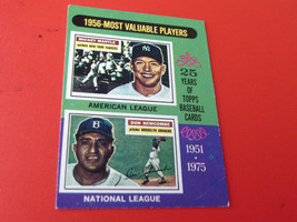 1975 Mickey Mantle / Don Newcombe 1956 Mv Ps # 194 Topps Baseball !! - £19.65 GBP