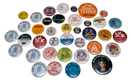 Lot of 38 Vintage Seattle Washington State Pinback Buttons Advertising P... - $52.42