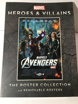 Marvel Heroes and Villians Poster Collection Thor, Ironman, Hulk, Capt A... - £11.41 GBP