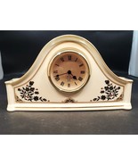 Lenox Porcelain Quartz Mantle Desk Clock, Measures 5&quot; X 9&quot;, Very Nice!! - £27.17 GBP