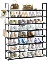 Shoe Rack 8 Tier Shoe Organizer Shoe Storage 32-40 Pairs Shoe Rack For Closet - £39.87 GBP