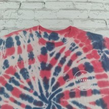 Rip Curl T Shirt Mens Small Red White Blue Tie Dye Short Sleeve Crew Nec... - $17.95