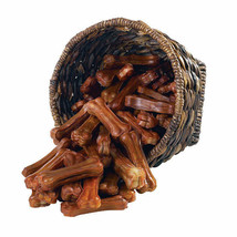 Dog Bones 100 pcs of 4&quot; Flavored Pressed Rawhide for Tough Chewers Dogs Treats - £203.01 GBP