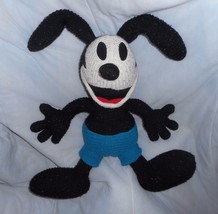 18&quot; Disney Parks Oswald Lucky Rabbit Yarn Mickey Mouse Stuffed Animal Plush Toy - £59.99 GBP
