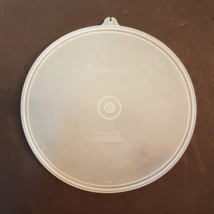 Tupperware Lid VTG Clear Round # 1203 W Tab fits 2 gal Canister 255 &amp; Je... - $9.84