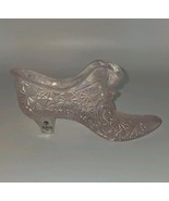 Vintage Fenton Art Glass Iridescent Opalescent Pink Cat Head Slipper Sho... - $842.71 MXN