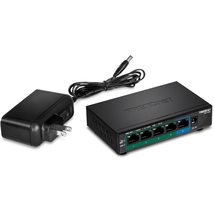 TRENDnet 5-Port Gigabit PoE+ Switch, Camera DIP Switch extends PoE+ 200m (656 ft - £69.26 GBP+