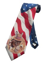 Ralph Marlin Vintage Mens Democratic Party Donkey Democrat American Flag - £15.48 GBP