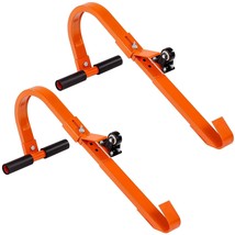 VEVOR Ladder Roof Hook Stabilizer 2 Pack with Wheel Rubber Grip T-Bar Steel - $80.73