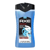 Axe Sports Blast 3 In 1 Body, Face &amp; Hair Wash Energizing Citrus Fragran... - £15.76 GBP