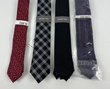 Michael Kors, Bar III PE Mens Classic Lot of 4 Silk/Polyester Ties Assor... - $39.99
