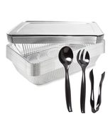 Nicole Fantini Full Size Deep Aluminum Foil Roasting &amp; Steam Table Pans ... - $25.17