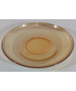 Vintage MODERNE BY JEANETTE MARIGOLD Carnival Glass SAUCER 5.5&quot; - $140.90 MXN