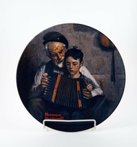 Norman Rockwell Plate &quot;The Music Maker&quot; Limited Edition Initialed Numbered - £6.36 GBP
