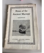 Rime Of The Ancient Mariner Coleridge Instructor Literature Series #126 - £11.20 GBP