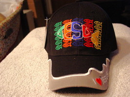 JESUS FISH I LOVE JESUS RELIGIOUS BASEBALL CAP HAT ( BLACK ) - $11.38