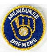 Vintage 1980s Baseball Team Patch MILWAUKEE BREWERS Wisconsin Official MLB - £4.65 GBP