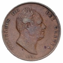 1831 Great Britain Penny (VF) Very Fine Condition, KM# 707 - $186.06