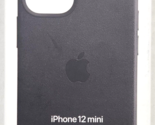 Apple Leather Case for iPhone 12 Mini - Black MHKA3ZMA - £17.78 GBP