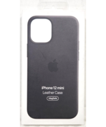 Apple Leather Case for iPhone 12 Mini - Black MHKA3ZMA - £17.39 GBP