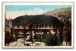 Great Mormon Tabernacle Salt Lake City Utah UT WB Postcard Y14 - £1.52 GBP