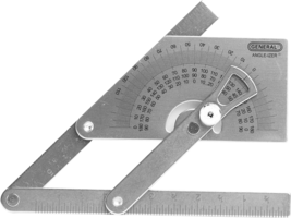 Protractor and Angle Finder #39, Stainless Steel, Outside, Inside, Slope... - $41.57