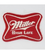 Miller High Life Patch Embroidery Red/White Collectible Beer  3&quot; x 2.5&quot; - $183.52 MXN