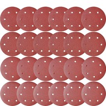 30 Pcs 9-Inch 6-Hole Hook-And-Loop Sanding Discs Sander Paper For Drywal... - £28.52 GBP