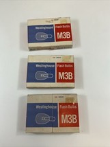 Vintage Lot Of 72 Westinghouse M3 Flash Bulbs 6 Boxes With 12 Each - £29.96 GBP