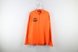 Saucony Mens Large Distressed Marathon Training Half Zip Pullover Runnin... - $29.65