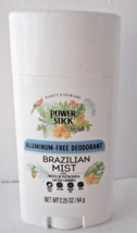 Brazilian Mist Deodorant Power Stick For Her Pistachio &amp; Salted Caramel 2.25 oz - £5.18 GBP