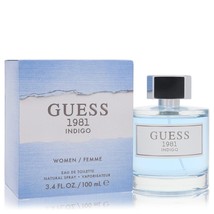 Guess 1981 Indigo Perfume By Guess Eau De Toilette Spray 3.4 oz - £24.36 GBP