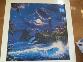 2002 CEACO Christian Riese Lassen Lighthouse Puzzle 550 pc  20 x 20 - $15.00