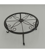 WSJYKN Flower pot holders Wrought Iron Flower Pot Holder with Floral Design - $437.71 MXN