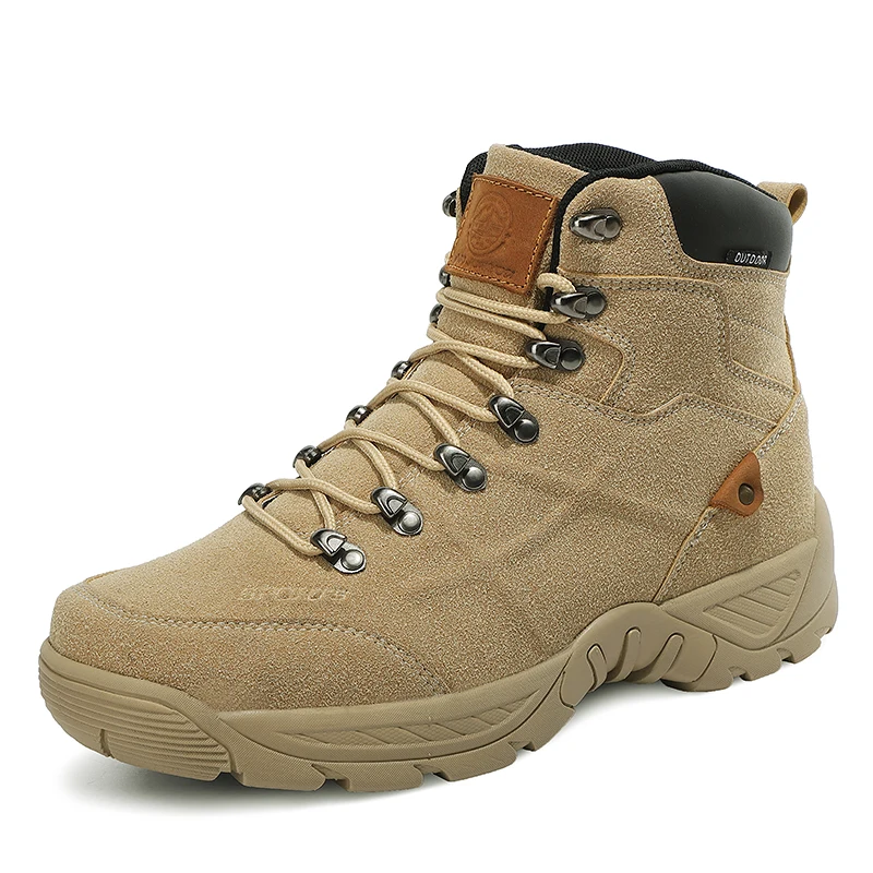 Brand Winter Men Boots Outdoor Men&#39;s Tactical Military Boots Light Work Ankle Bo - £48.96 GBP