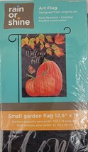 Welcome Fall Pumpkins Small Garden Porch Flag 12.5”x18” #2416871 Rain or... - £6.29 GBP