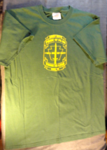 Discontinued Army Rotc Pride Of Pa Bn Train To Lead Erie Pa Green Shirt Large - £20.89 GBP