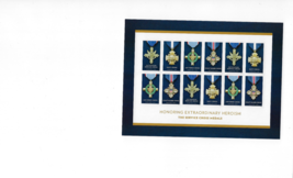 US Stamps/Postage/Sheets Sc #5068a Service Cross Medals MNH F-VF OG FV 8.16 - £7.58 GBP
