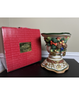 Fitz &amp; Floyd Jolly Ole St Nick Pillar Candleholder Christmas Holiday Dec... - $669.73 MXN