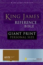King James Version Reference Holy Bible Giant Print Red Letter Zondervan Kjv Nm - £71.21 GBP